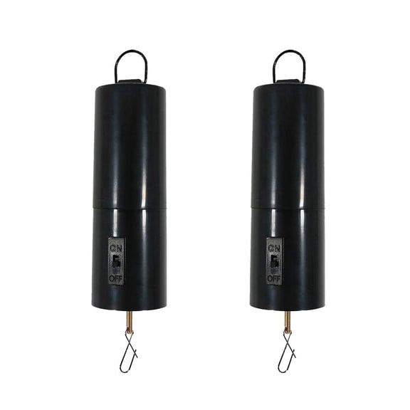 Dualoai 2x Battery Powered Wind Spinner Windmill Turning Motor 30RPM Garden Ornament Type A Qty(2)