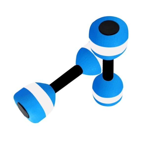 Dualoai 2x Water Dumbbells for Pool Exercise for Swimming Activities Spas Upper Body Blue