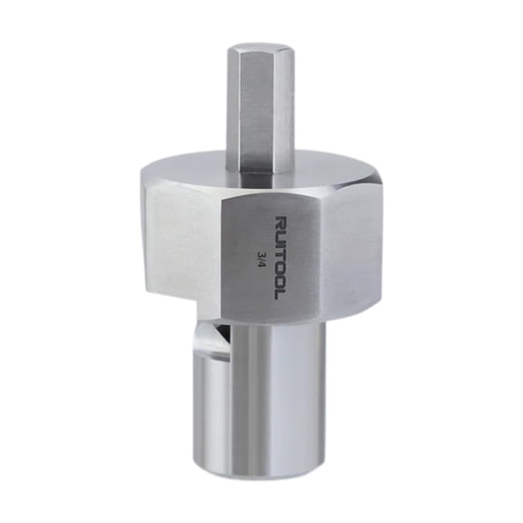 Dualoai 3/4" Bench Dog Hole Chamfer Reamer 2.5inch Long Professional Simple Assembly for