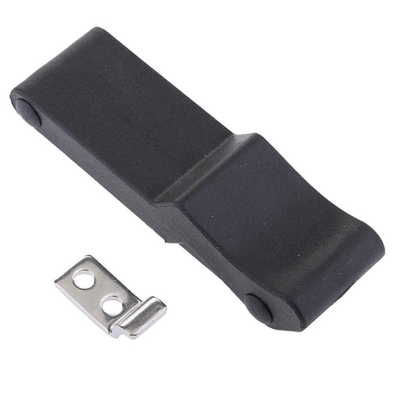 Dualoai 3.8 inch' Heavy Duty Rubber Flexible Draw Latches for Boat Compartment, Doors,