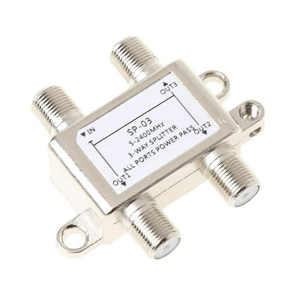 Dualoai 3 Antenna Splitter Adapter For Signal Frequency From 5 To 2400MHz Uniform Signal