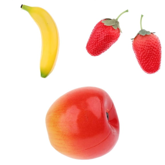 Dualoai 3 Pack Plastic Fruit Shaker Maracas For Children Kids Musical Instrument Toy