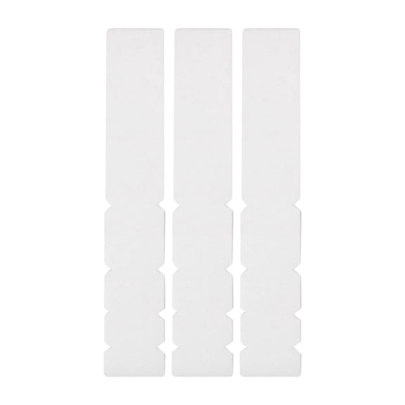 Dualoai 3 Pieces Edge Tape Clear Wear Resistant 15.5" Long Paddle Head 25mm wide