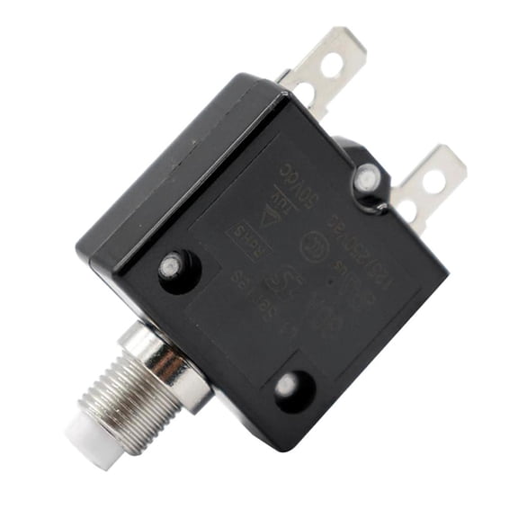 Dualoai 30 Amp DC Thermal Circuit Breaker with Quick Connect Terminal & Black Waterproof