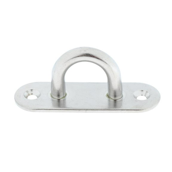 Dualoai 304 Stainless Steel Oblong Pad Eye Plate, , Marine Rigging 8mm