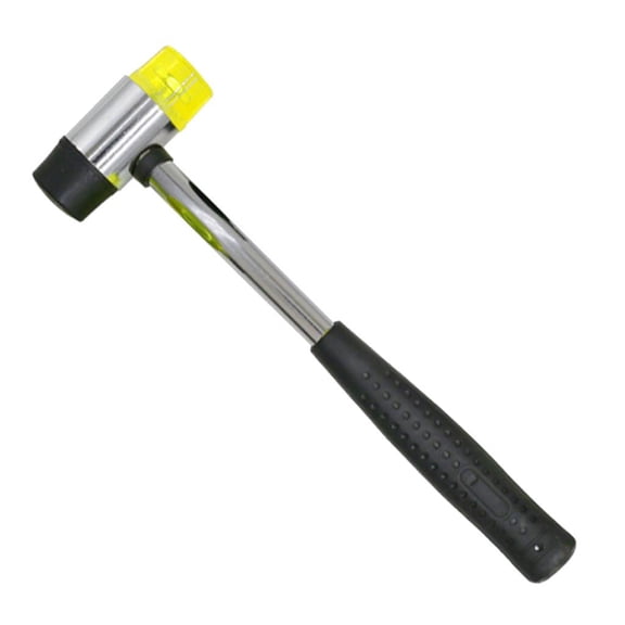 Dualoai 30mm Rubber Mounting Hammer Lightweight Mallets with Non-Slip Grip Home Tools