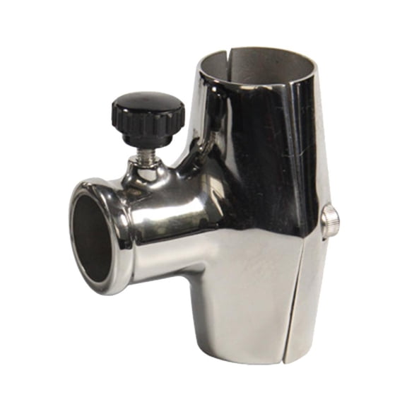 Dualoai 316 Stainless Steel Flag Pole Socket for 22-25mm (7/8"-1") Pipe Marine Boat