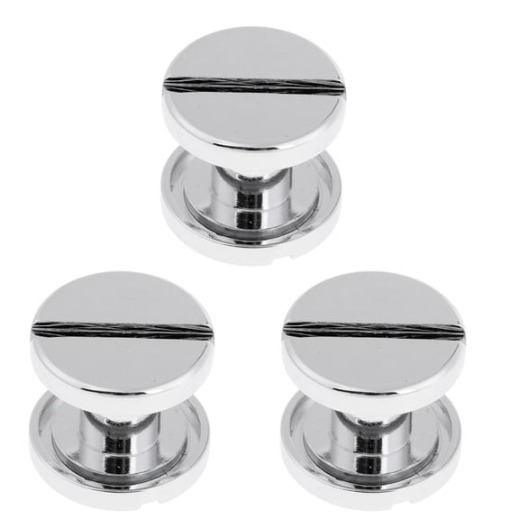 Dualoai 3Pcs Scuba Diving Dive Book Screw Back Plate for Scuba Diving BCD Equipment