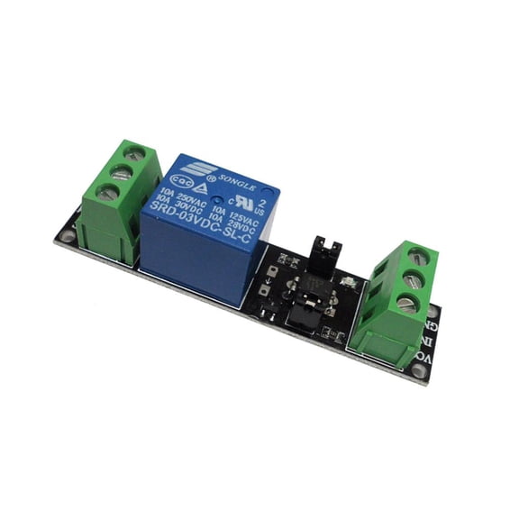 Dualoai 3V 1 Channel High Level Relay Module with Optocoupler Isolation for