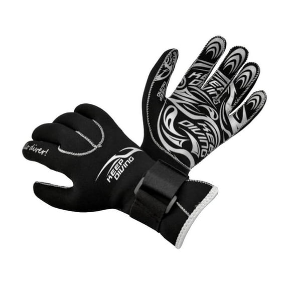 Dualoai 3mm Neoprene Scuba Diving Spearfishing Snorkel Kayaks Winter Warm Wetsuit Gloves XL