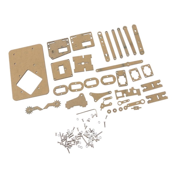 Dualoai 4 DOF Assembling Acrylic Mechine Robot Arm DIY Kit Smart Robot DIY Model NEW