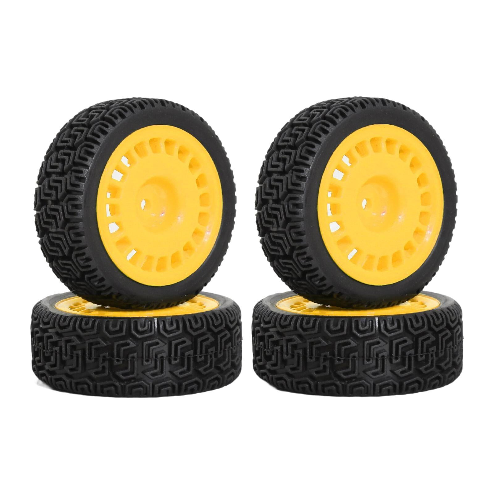 Dualoai 4 Pieces 1/10 RC Car Tires Accessory, RC Accessory ,Sturdy Easy ...