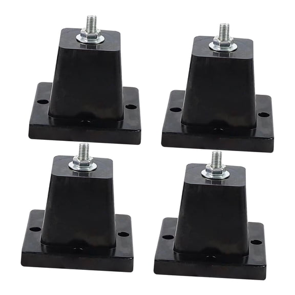 Dualoai 4 Pieces Air Compressor Feet Minisplit Base Ground Stand Anti Vibration Pads S