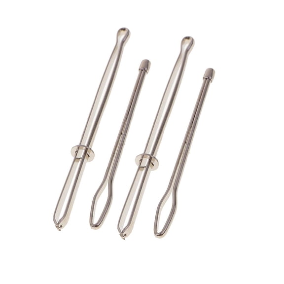 Dualoai 4 Pieces Bodkin Needles Pinch Thread Ribbon Elastic Wool Rugs Craft Repair Tools