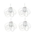 thumbnail image 1 of Dualoai 4 Pieces Cylindrical Crab Trap with Cage Stainless Mesh Crustacean Trap, 1 of 9