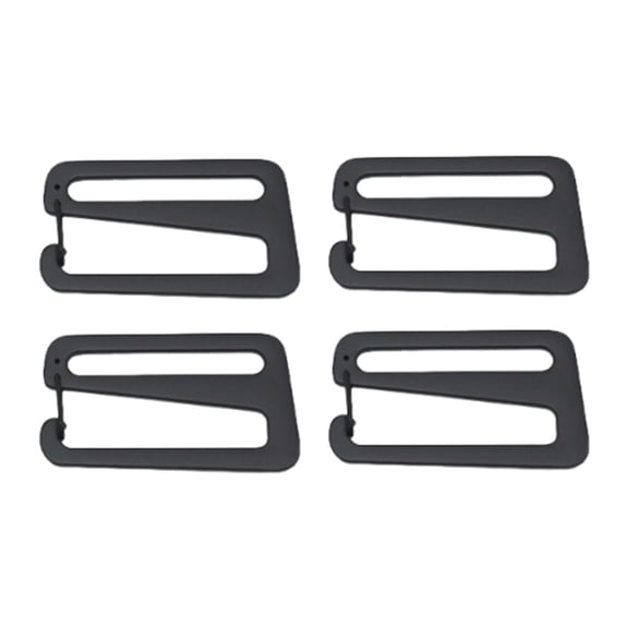 Dualoai 4 Pieces Hook Clip Metal G Hooks Buckles Zinc Alloy Strap