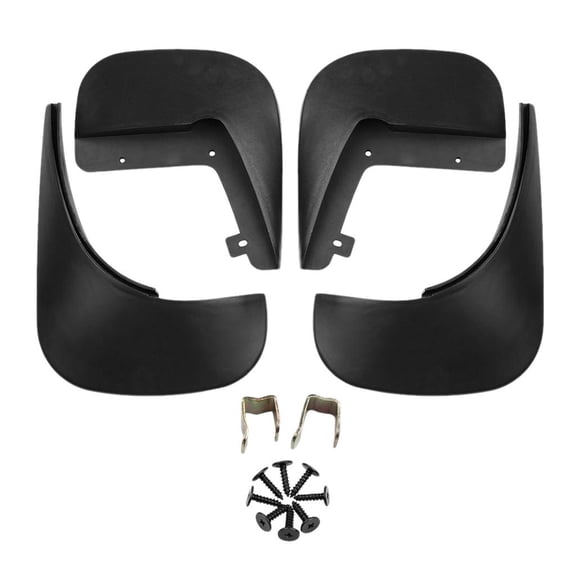 Dualoai 4 Pieces Mud Flaps Splash Mudflaps Mud Guards For Passat B5 98-04