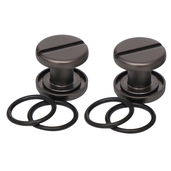 Dualoai 4 Pieces Tech Scuba Diving Diver BCD Backplate Book Screw Dive Mounting Hardware