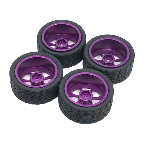 Dualoai 4Pcs RC Car Tires for WLTOYS 144001 RC Crawler Hobby Model Car Replacement Parts tyres