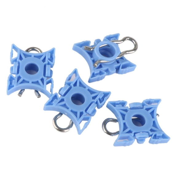Dualoai 4Pcs Window Regulator Sliding Pivots Clips Retainers for Volvo 51321938884,