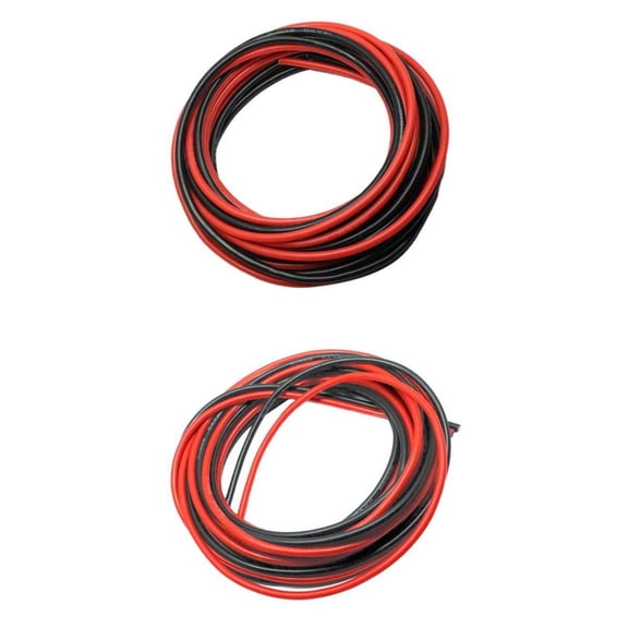 Dualoai 4Rolls 14&16AWG Flexible High Temperature Resistant Silicone Wire Cable 10ft