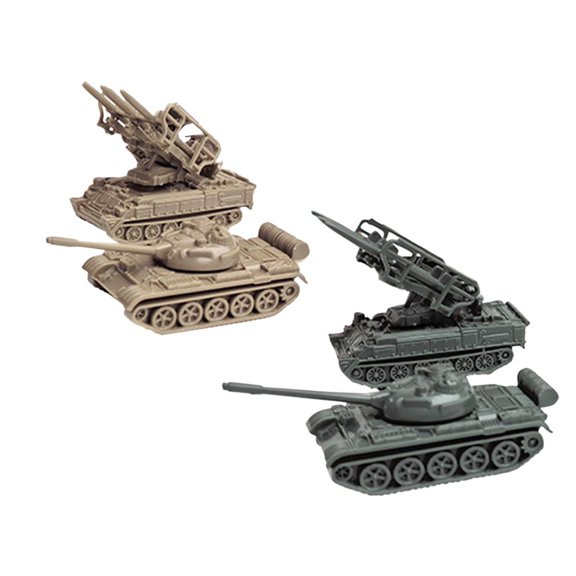 Dualoai 4x 1:144 Scale Vehicle Model Kits for Adults Educational Toy Style J