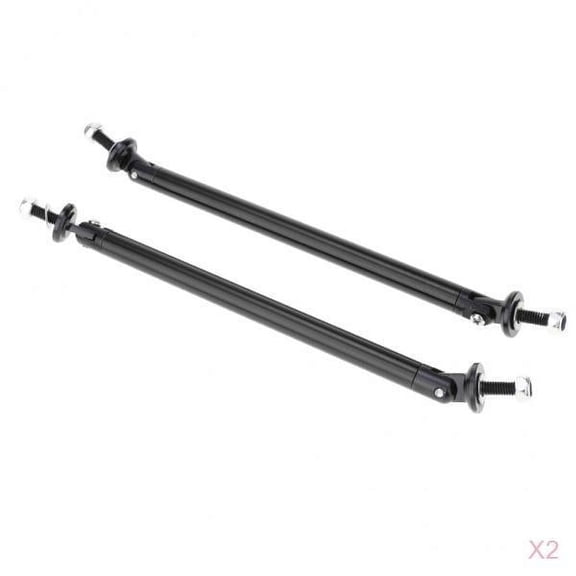 Dualoai 4x Adjustable 200mm Front Bumper Lip Splitter Diffuser Strut Rod Tie Bars