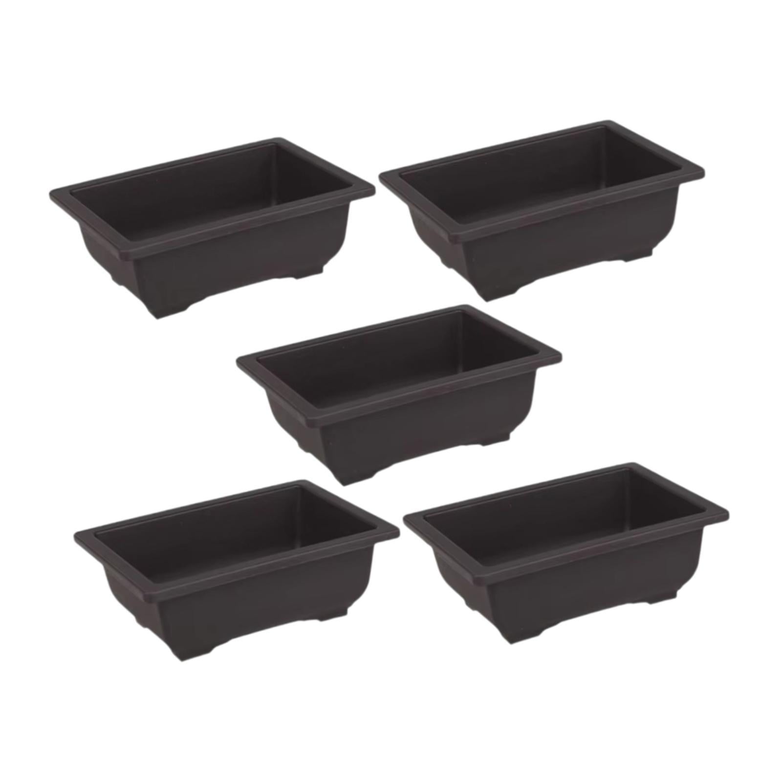Dualoai 5 pieces of flower pots plants plant gardening multifunctional ...