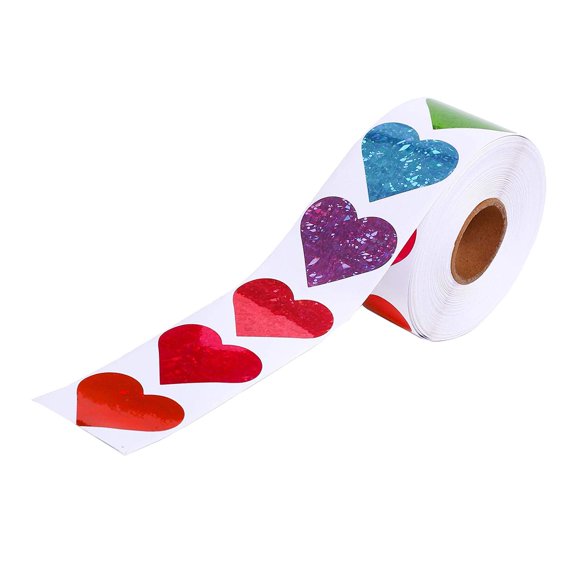Dualoai 500 Pieces Thank YOU Stickers Roll Adhesive 1.5 inch Sealing Labels for Card Wedding Gifts Valentine'S Day Packaging for Small Business 3.8cm