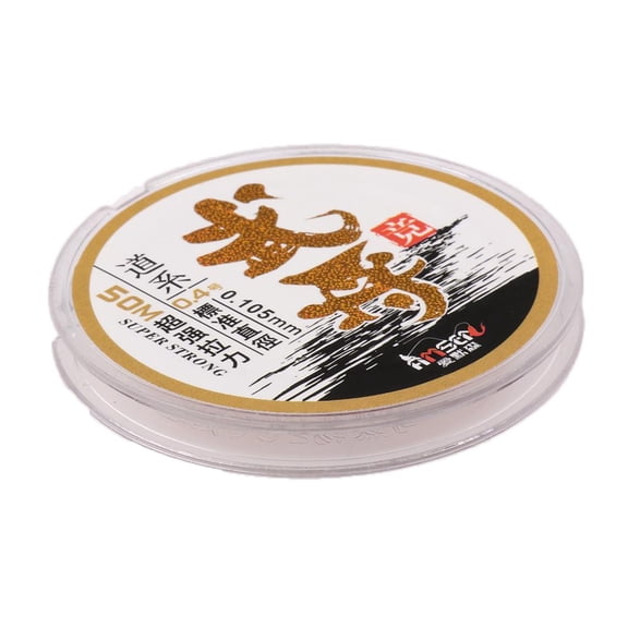 Dualoai 50m Nylon Monofilament Fishing Line Nylon Mono Super Strong Leader Line 1.2