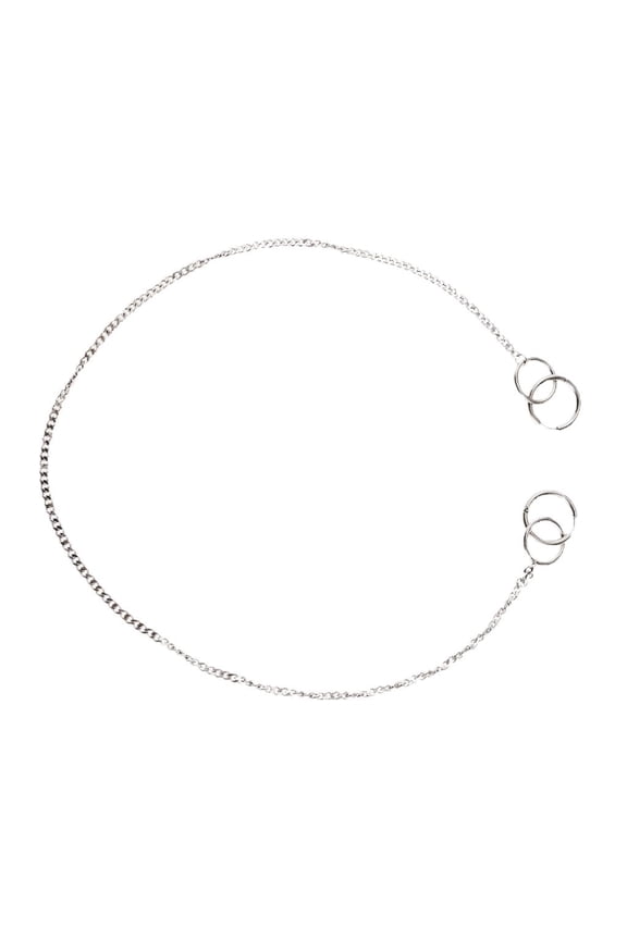 56cm/22'' Stainless Steel Chain Earring Clip Non-piercing Piercing Jewelry