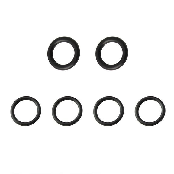 Dualoai 5Pack Rubber O-Rings Cycling Mountain Bike Disc Brake Oil Tube Gasket Seal Rings