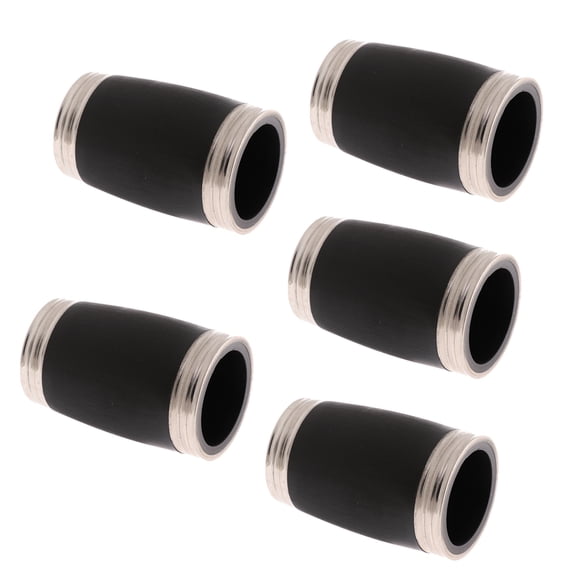 Dualoai 5Pcs Zinc Alloy Bb Clarinet Barrels Pitch Pipes Woodwind Instrument Parts