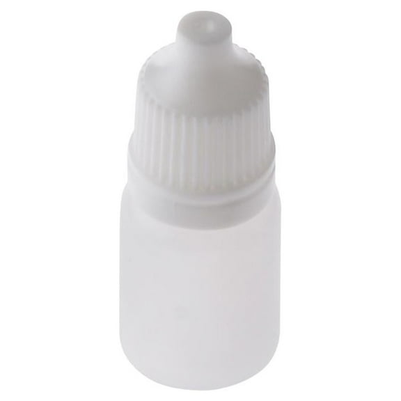 Dualoai 5ml Empty Plastic Squeezable Dropper Bottles for Eye Drops Lab Liquid Pack of 10