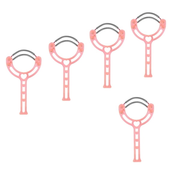 Dualoai 5x Portable Face Hair Double Spring Remover Removal Threading Epilator Facial