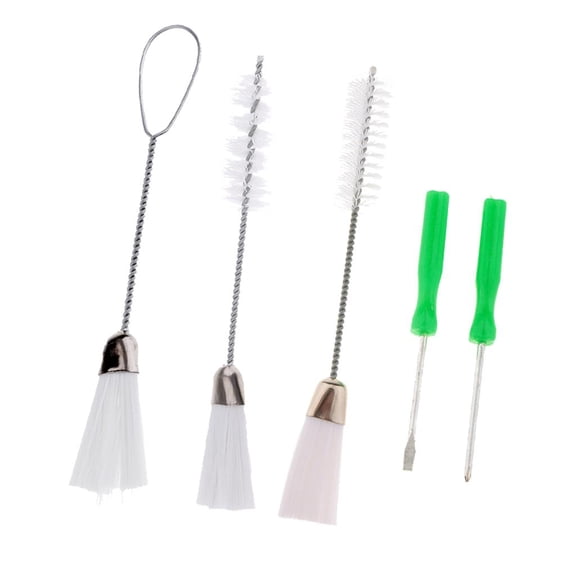 Dualoai 5x Sewing Machine Cleaning Brush Screwdriver Sewing Service Tool Accessories