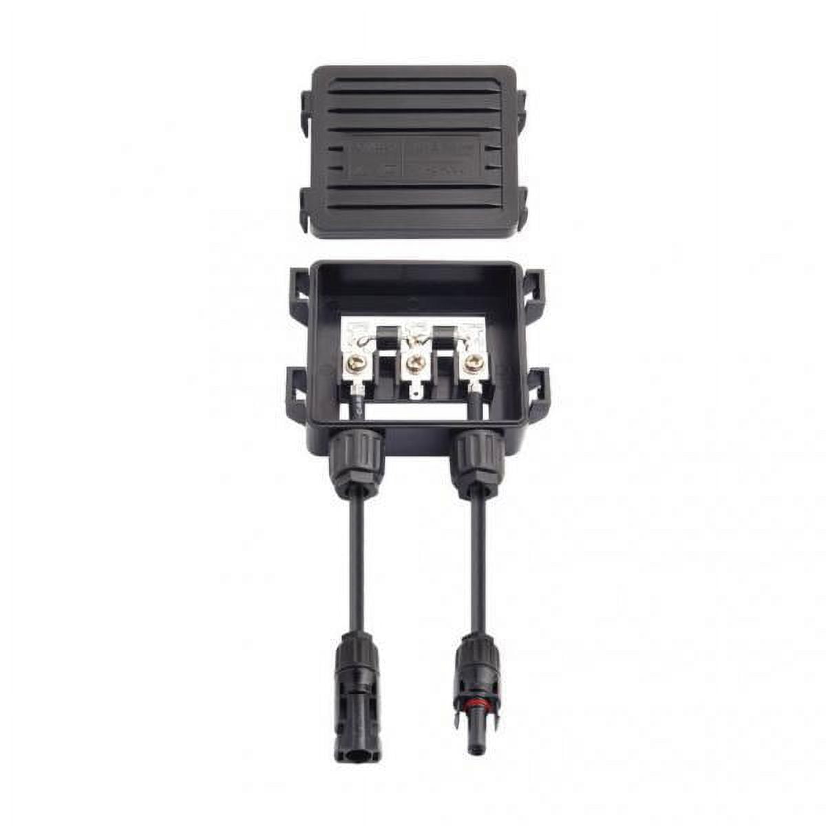 Dualoai 6 Junction Box PV Connector with 2 Diodes for Solar Panel 50W-170W 6A