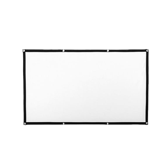 Dualoai 60'' Soft Projector Screen Film Home Cinema Movie Screen Projection 16:9 New 60inch