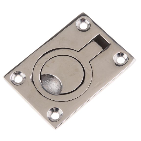 Dualoai 63 X 44 Mm Boat Stainless Steel Hatch Deck Lift Handle Floor Lifter Inlet Handle