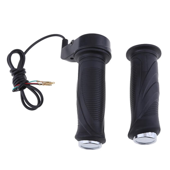 Dualoai 7/8'' TWIST THROTTLE handheld grip CABLE & LED Battery Indicator 24V/36V/48V
