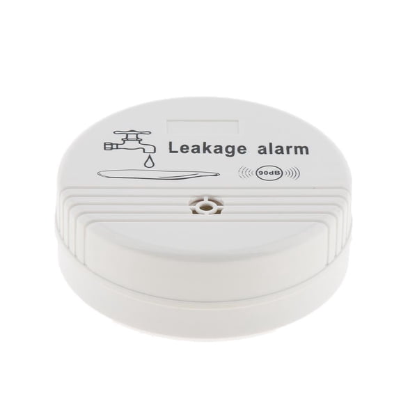 Dualoai 9V Battery Power Wireless Water Leakage Sensor Detector with 3 probes on bottom