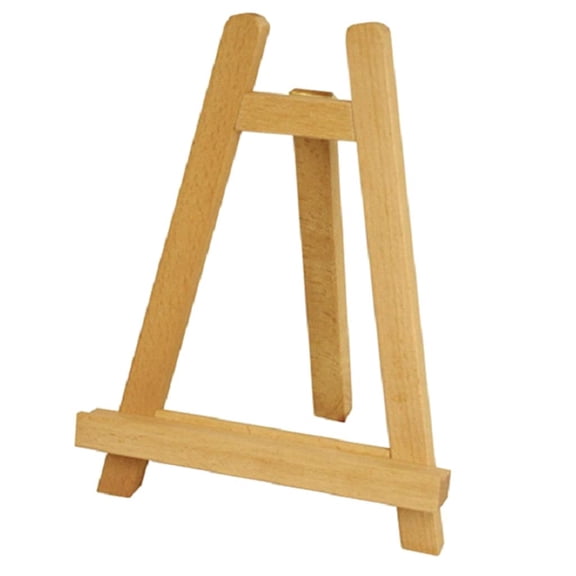 Dualoai A-Frame Painting Easels Tall Display Stand Tabletop Art Easel Set Mini Wood