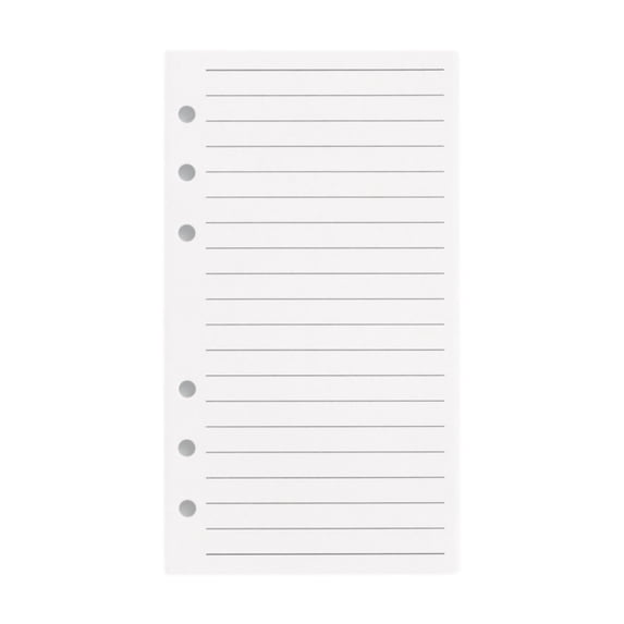 Dualoai A6 Refill Paper Thick Journal Inserts for Journals A6 Binder Meeting Records Lined