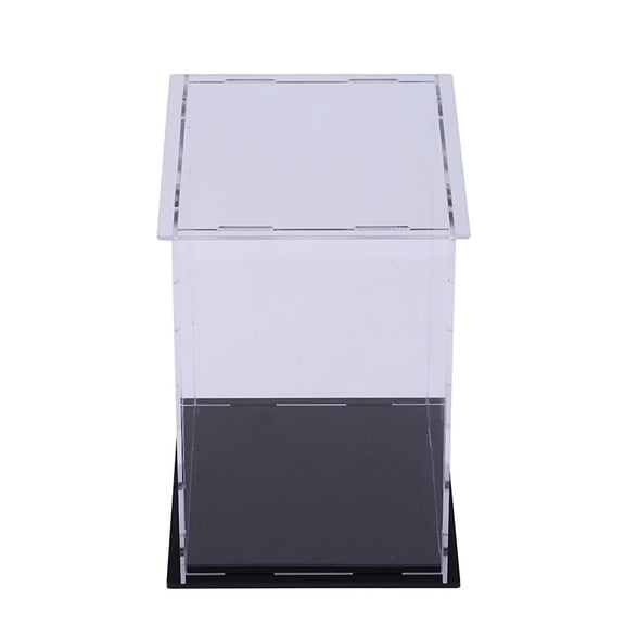 Dualoai Acrylic Display Case/Box, Clear Dustproof Action Figure Showcase, Self-Assembly,