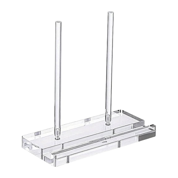 Dualoai Acrylic Display Stand Clear Easel Easel Collector Stand Simple Tabletop Display