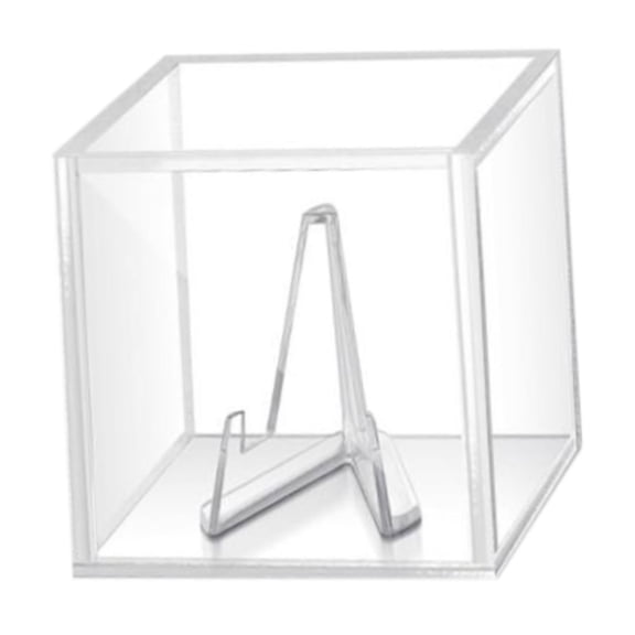 Dualoai Acrylic Guitar Pick Display Box Case, Clear Guitar Pick Holder for Guitar Lovers transparent base
