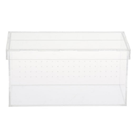 Dualoai Acrylic Reptile Terrariums Plant Feeding Tank For Lizard Insect Spiders Breeding