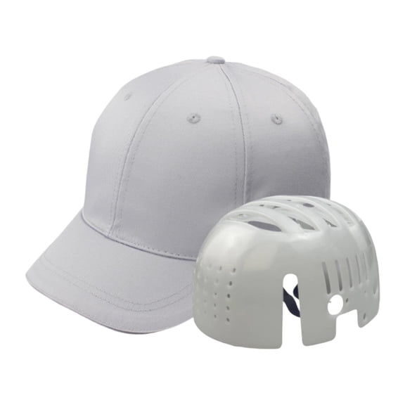 Dualoai Adjustable Breathable Head Protection for Construction Workshop Outdoor Light Gray
