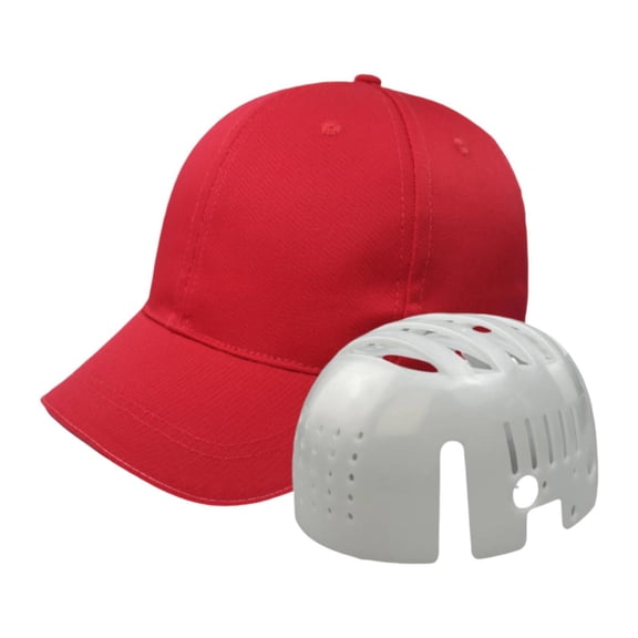 Dualoai Adjustable Breathable Head Protection for Construction Workshop Outdoor Red