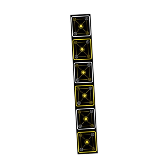 Dualoai Agility Colchonet Training Team Training Equipment for The Non -slip Rubber Base Yellow